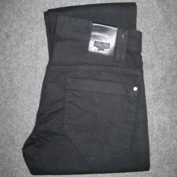 SINCLAIR 2010 "Adler Jean Slim" Black Jeans